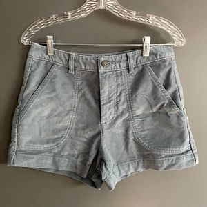 Patagonia, organic cotton corduroy shorts, size 6